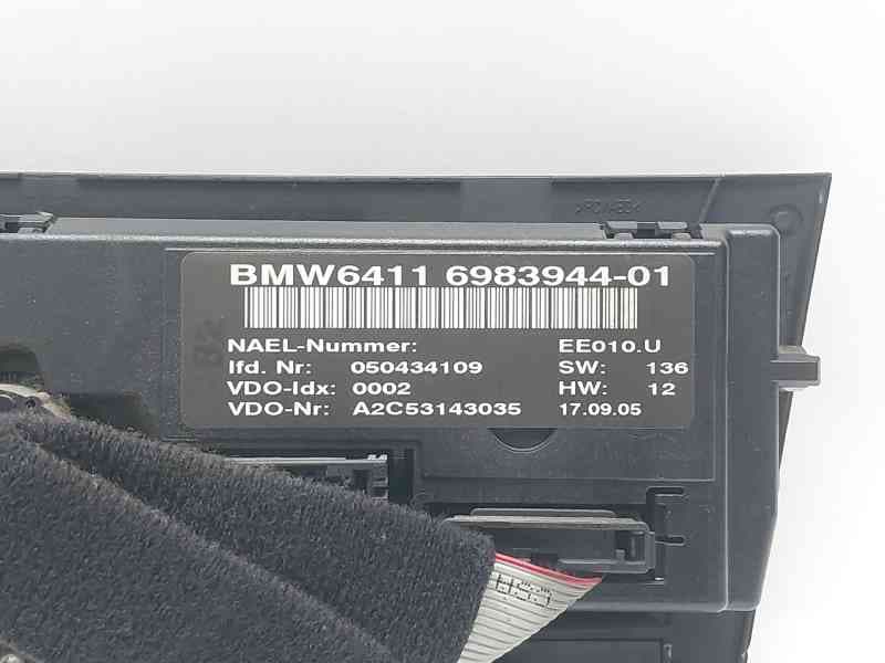 Recambio de mando climatizador para bmw 3 (e90) 330 xd referencia OEM IAM 698394401 3