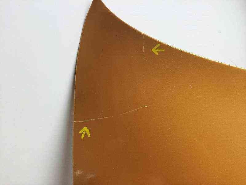 Recambio de capot para opel astra g berlina referencia OEM IAM  MARRON 4