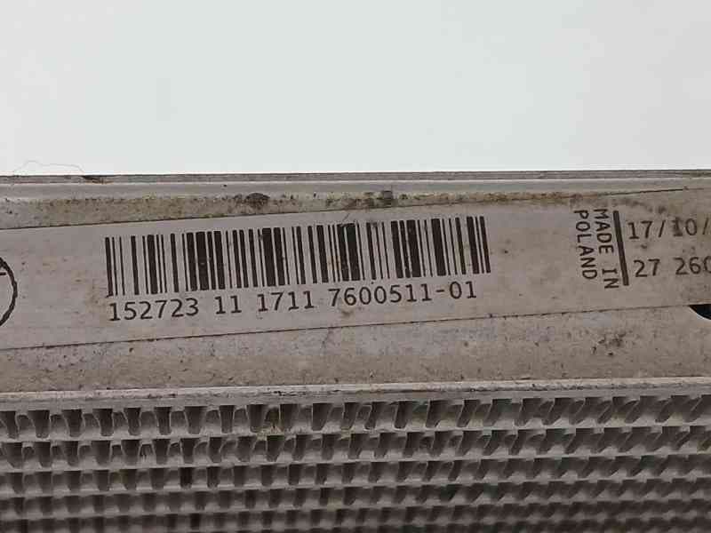 Recambio de radiador agua para bmw 1 (f20) 116 d referencia OEM IAM 7600511 760051101 4