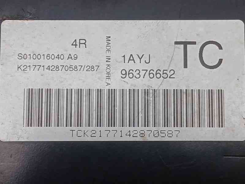 Recambio de centralita motor uce para chevrolet kalos referencia OEM IAM  96376652 4