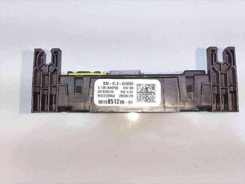 Recambio de caja reles / fusibles para citroën c3 feel referencia OEM IAM 9819851280 2
