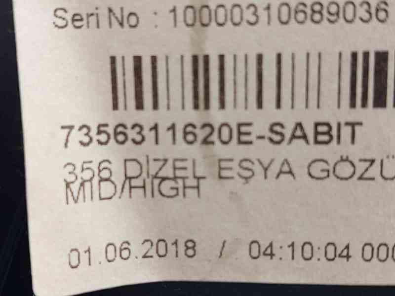Recambio de guantera para fiat tipo ii (356) sedan lounge referencia OEM IAM 735615561 6