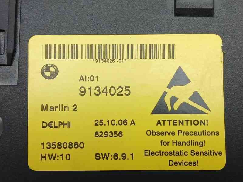 Recambio de modulo electronico para bmw 5 (e60) 530 d referencia OEM IAM 9134025 3