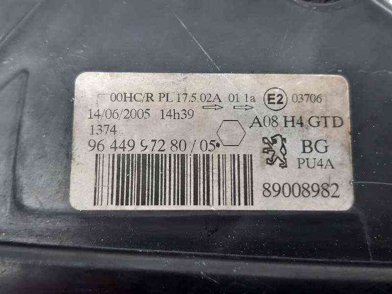 Recambio de faro izquierdo para peugeot 1007 urban referencia OEM IAM 9644997280 3
