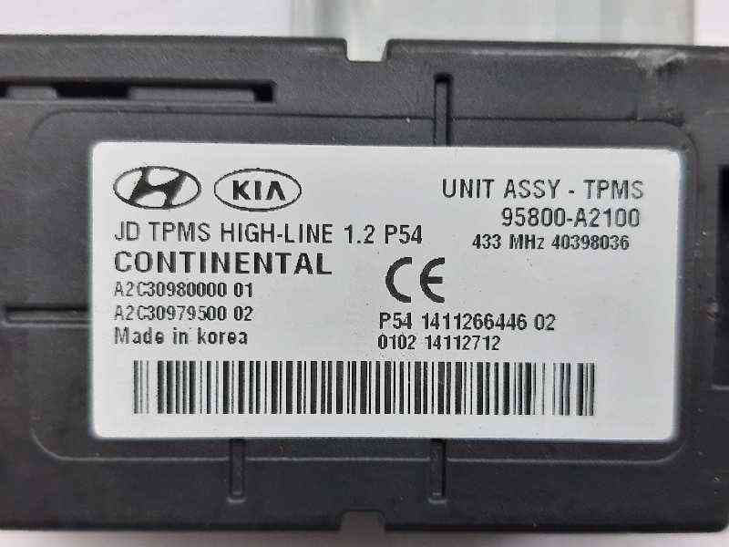Recambio de modulo electronico para kia cee'd concept referencia OEM IAM 95800A2100 3