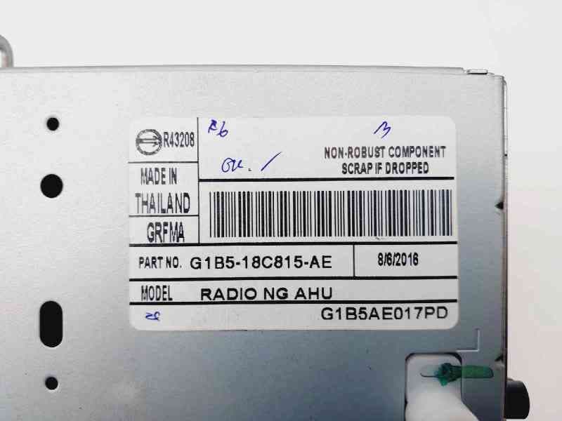 Recambio de sistema audio / cd para ford ka+ ultimate referencia OEM IAM G1B518C815AE 3