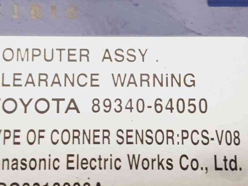 Recambio de modulo electronico para toyota verso active referencia OEM IAM 8934064050 2