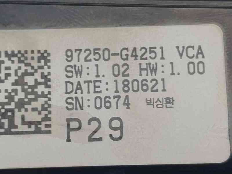 Recambio de mando climatizador para hyundai i30 cw (pd) go! referencia OEM IAM 97250G4251 3