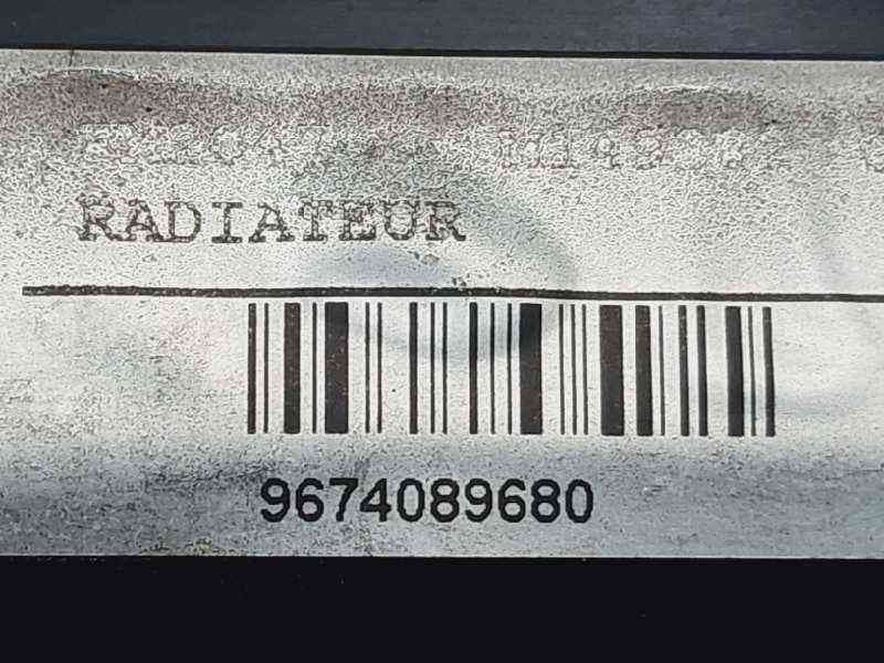 Recambio de radiador agua para peugeot 3008 confort referencia OEM IAM 9674089680 3