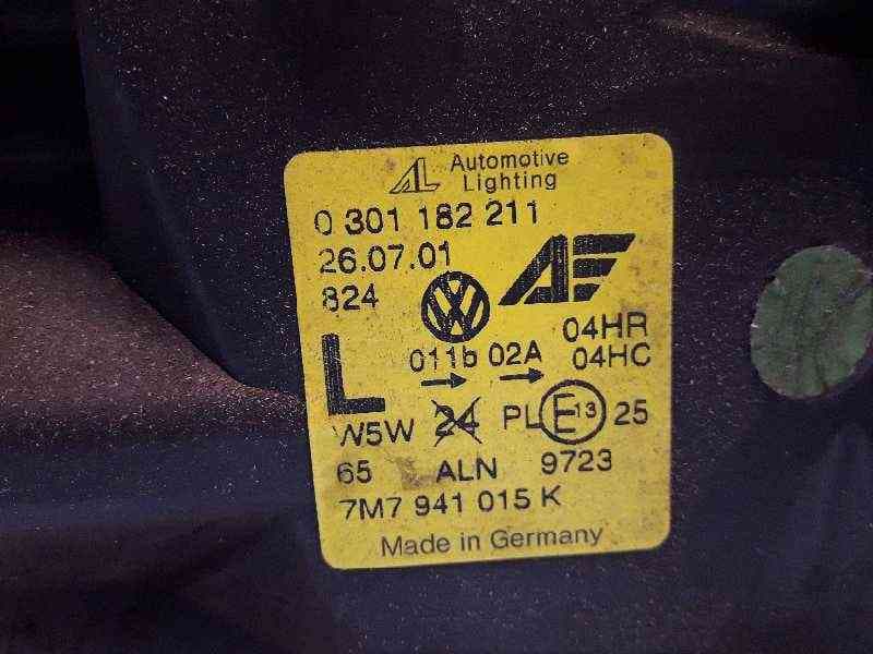 Recambio de faro izquierdo para seat alhambra (7v9) referencia OEM IAM  TOCADO 3
