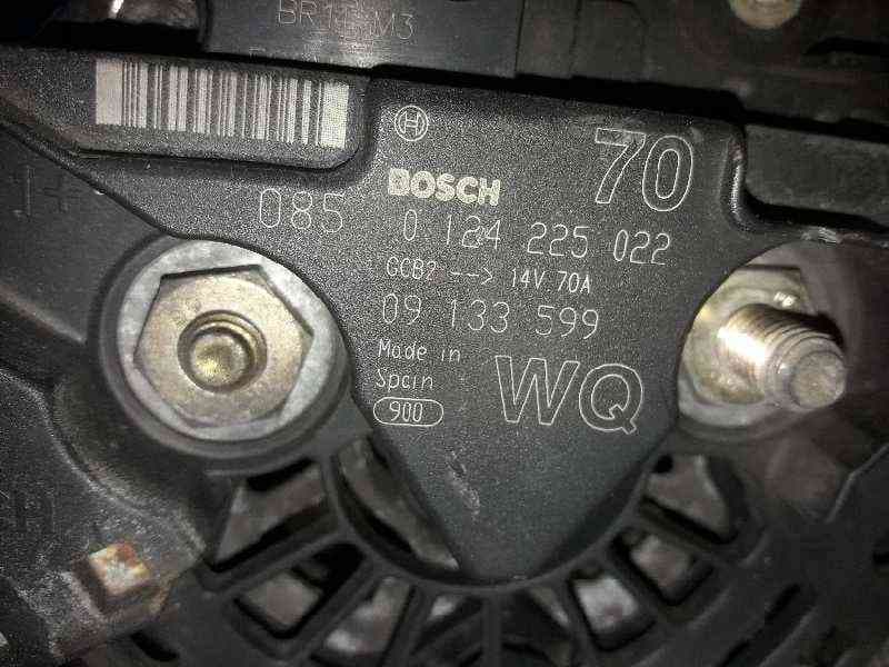 Recambio de alternador para opel agila básico referencia OEM IAM 0124225022 BOSCH - Azul 3