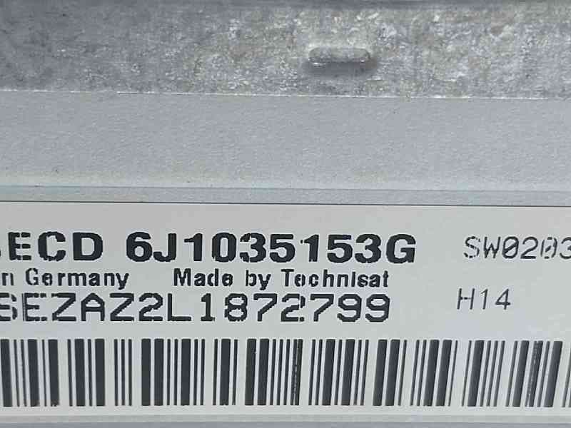 Recambio de sistema audio / cd para seat ibiza (6j5) sport referencia OEM IAM 6J1035153G 4