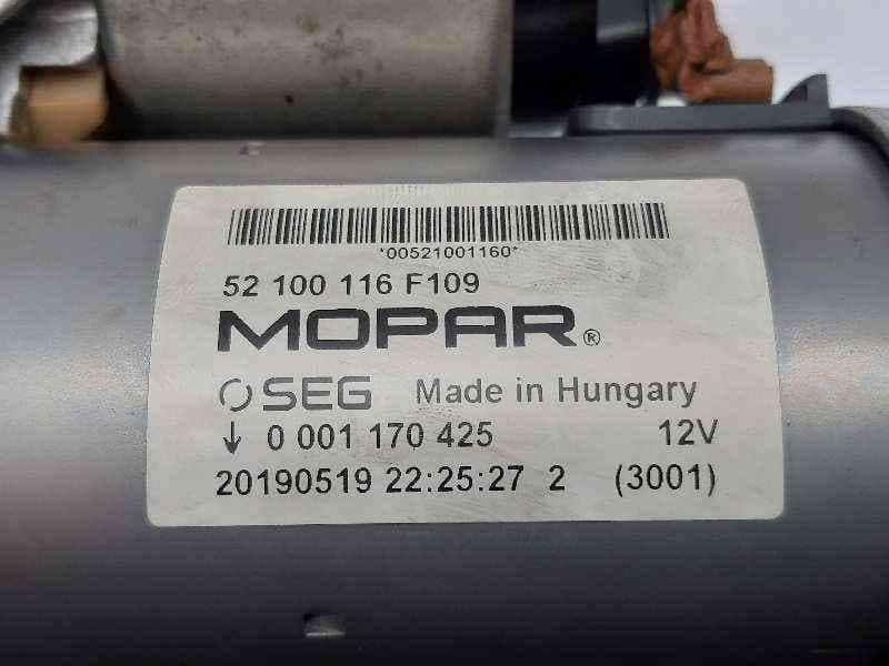 Recambio de motor arranque para fiat 500 (312) 1.2 referencia OEM IAM 52100116F109 2