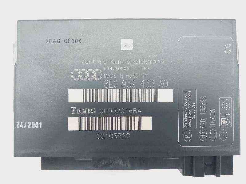 Recambio de modulo confort para audi a4 berlina (8e) 2.0 referencia OEM IAM 8E0959433AQ