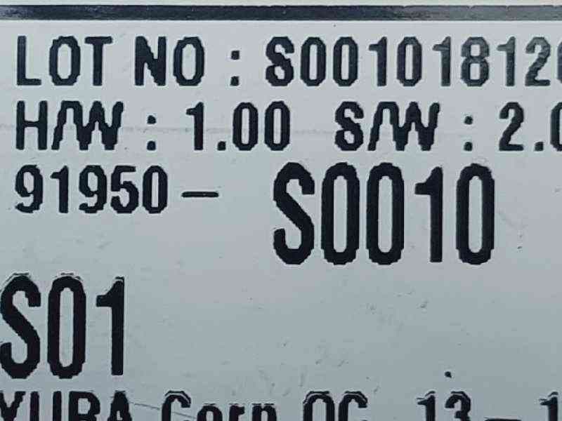Recambio de caja reles / fusibles para hyundai i30 (pd) n referencia OEM IAM 91950S0010 2