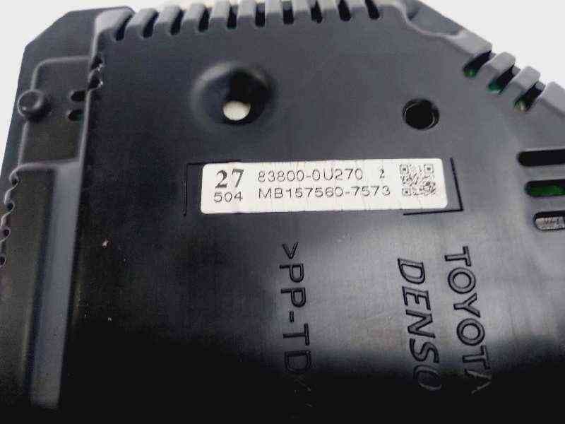 Recambio de cuadro instrumentos para toyota yaris city referencia OEM IAM 838000U270 3