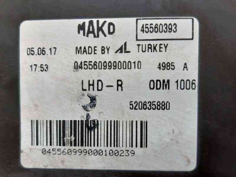 Recambio de faro derecho para fiat fiorino furgón sx referencia OEM IAM 45560393 8