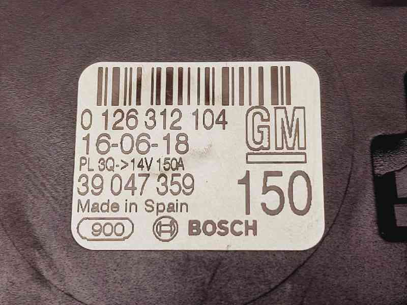 Recambio de alternador para opel corsa e van referencia OEM IAM 39047359 0126312104 3