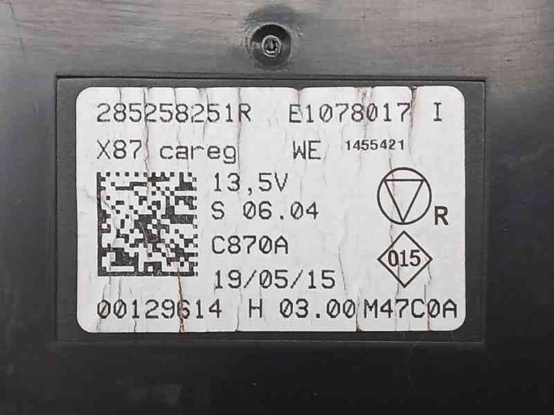 Recambio de modulo electronico para renault captur referencia OEM IAM 285258251R 2