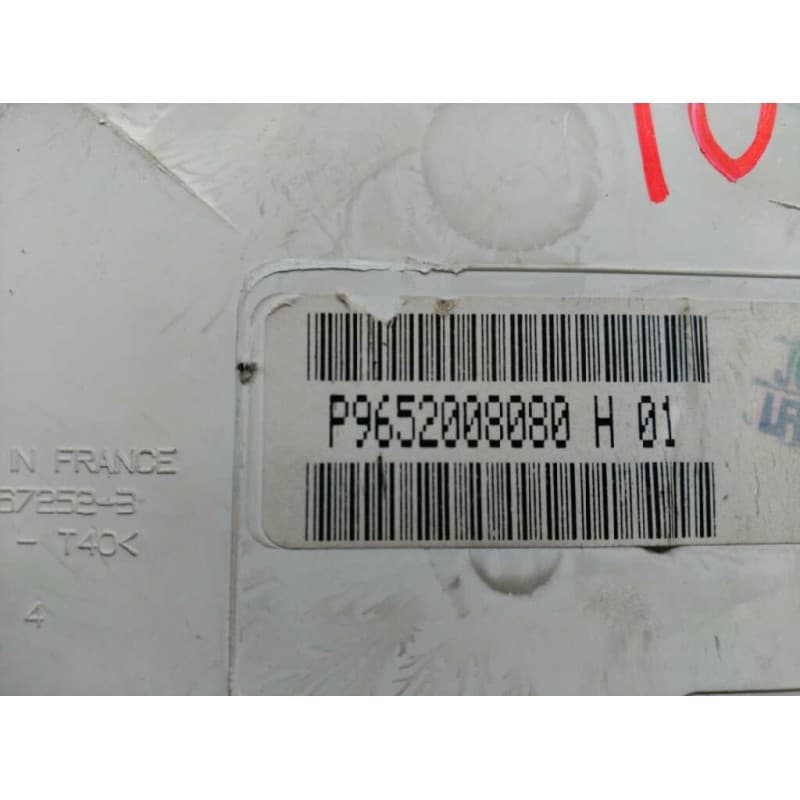 Recambio de cuadro instrumentos para citroën c2 empresa referencia OEM IAM 9652008080 - Negro 3