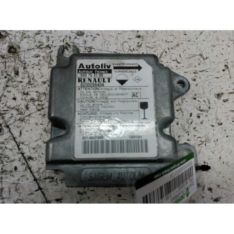 Recambio de centralita airbag para opel movano referencia OEM IAM - Blanco