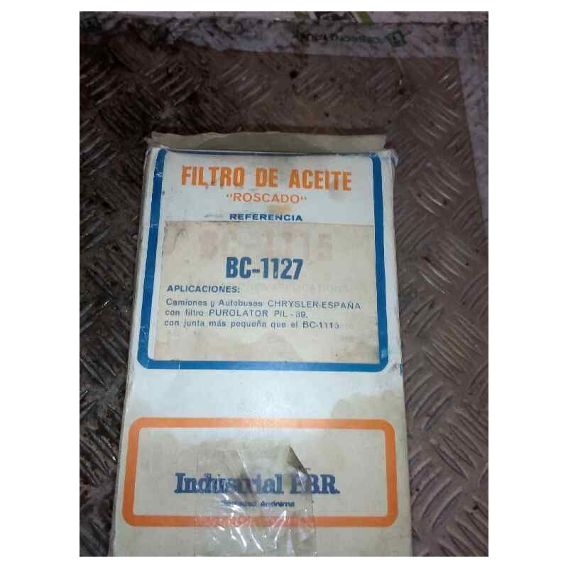 Recambio de filtro aceite para . no identificado referencia OEM IAM BC1127 MARCA:PBR 2