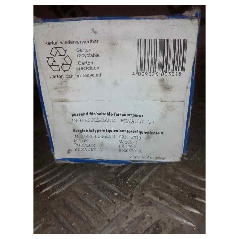 Recambio de filtro aceite para . no identificado referencia OEM IAM OC48 MARCA:MAHLE 2