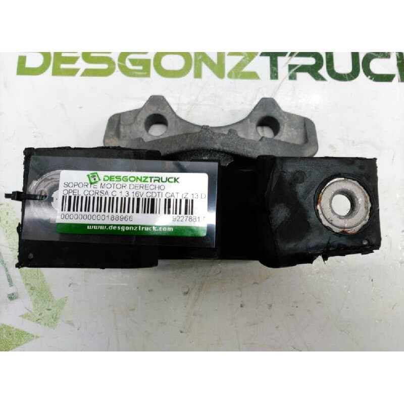 Recambio de soporte motor derecho para opel corsa c blue line referencia OEM IAM - Rojo