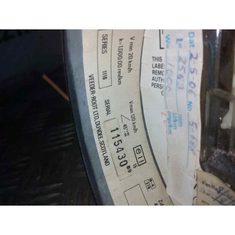 Recambio de tacografo para nissan trucks m m-110.14 referencia OEM IAM 1116 115430 3