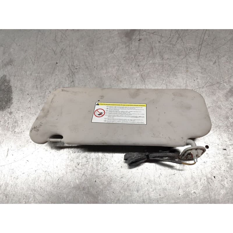 Recambio de parasol derecho para peugeot 207 sw confort referencia OEM IAM - Blanco 2