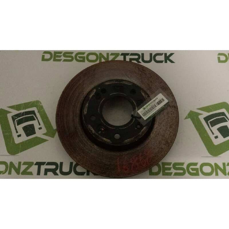 Recambio de disco freno delantero para hyundai i30 1.6 crdi cat referencia OEM IAM - Negro