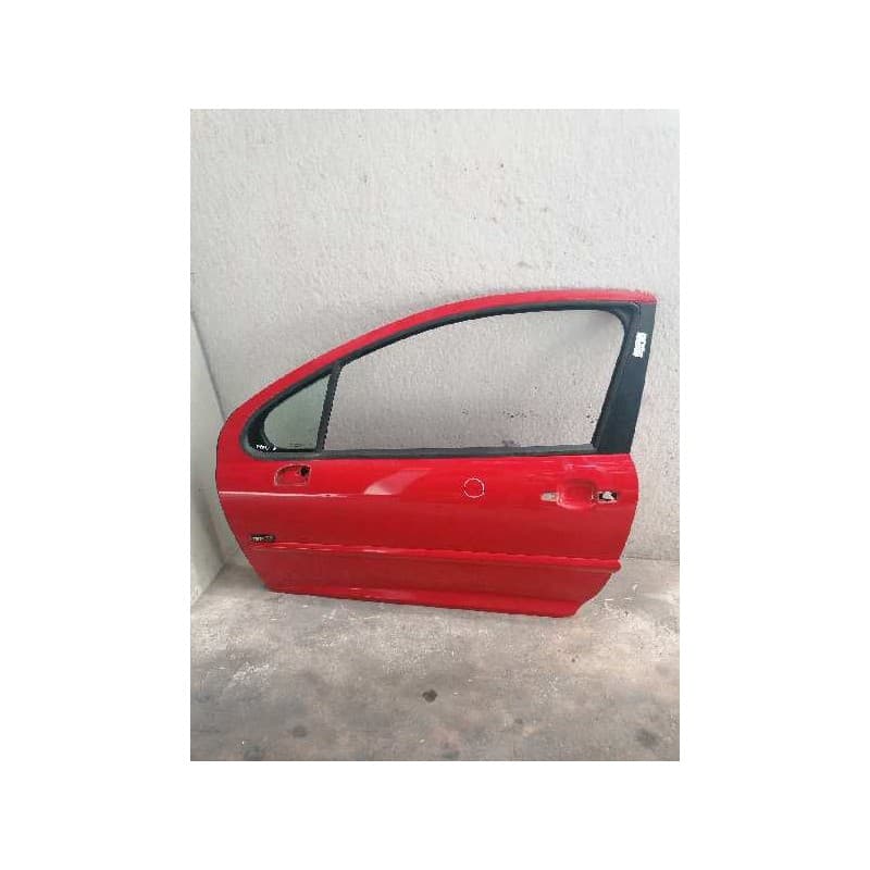 Recambio de puerta delantera izquierda para peugeot 207 rc referencia OEM IAM - Rojo