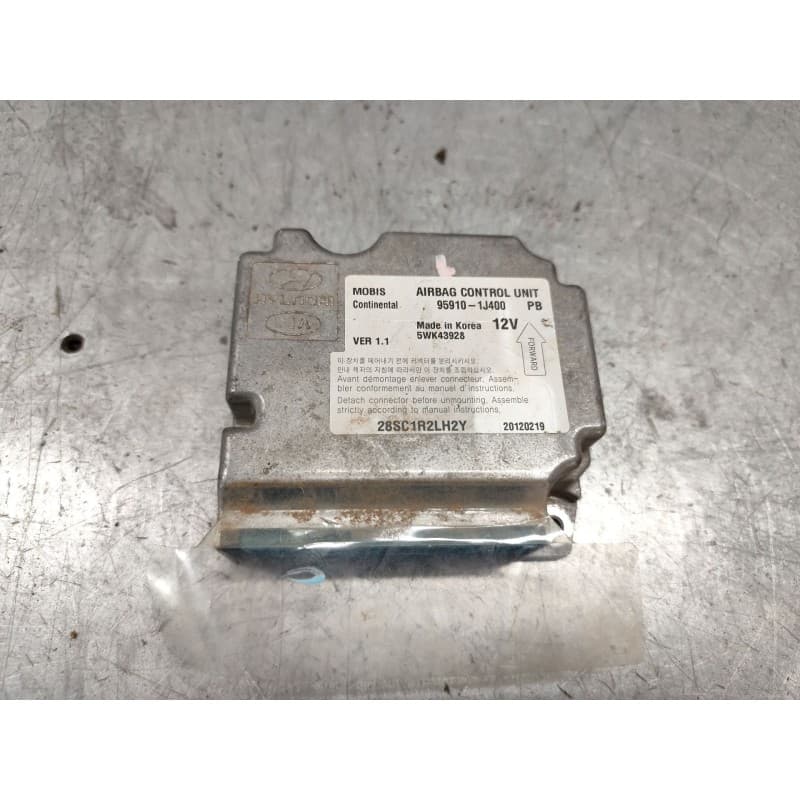 Recambio de centralita airbag para hyundai i20 city s referencia OEM IAM 959101J400 - Gris