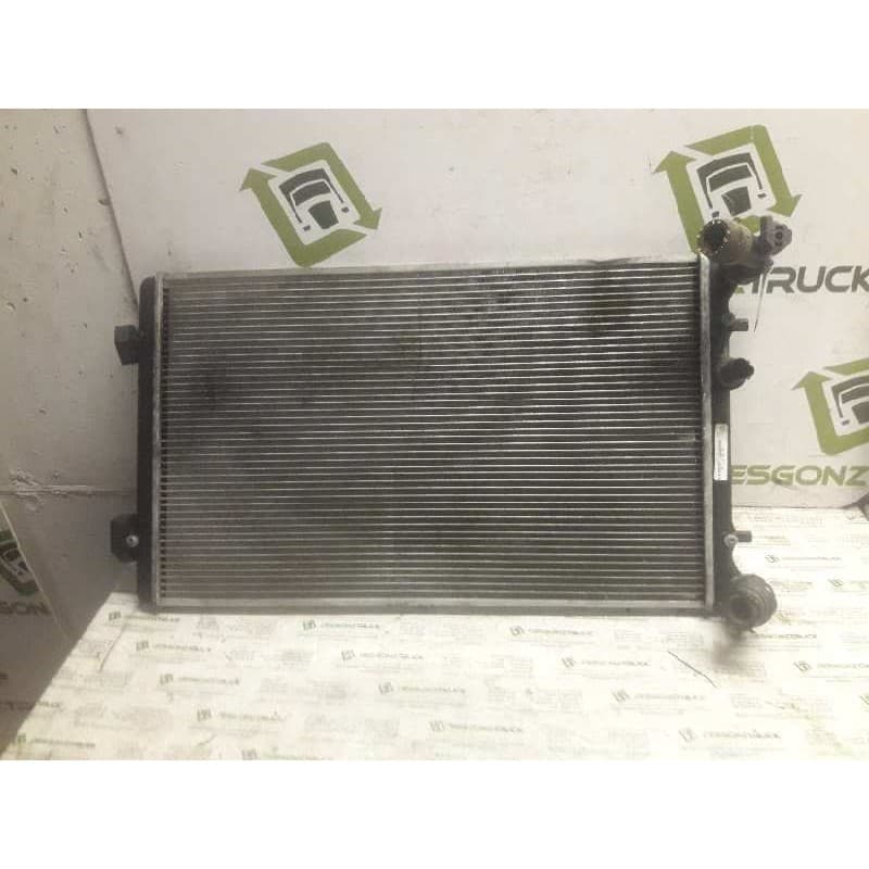 Recambio de radiador agua para seat leon (1m1) signo referencia OEM IAM 1J0121253AD - Amarillo