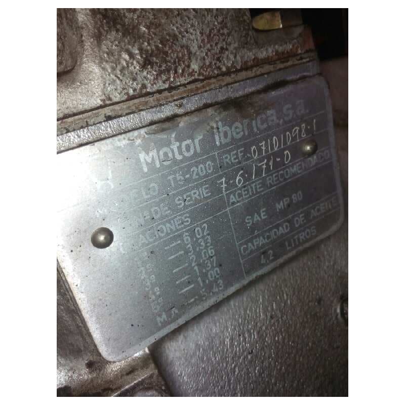Recambio de caja cambios para ebro trucks l l 45 f referencia OEM IAM T5200 071010981 5