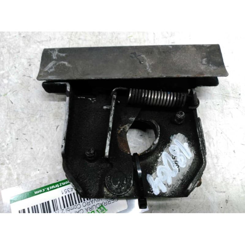 Recambio de cerradura capot para opel vivaro combi 2.7t corto referencia OEM IAM - Blanco 2