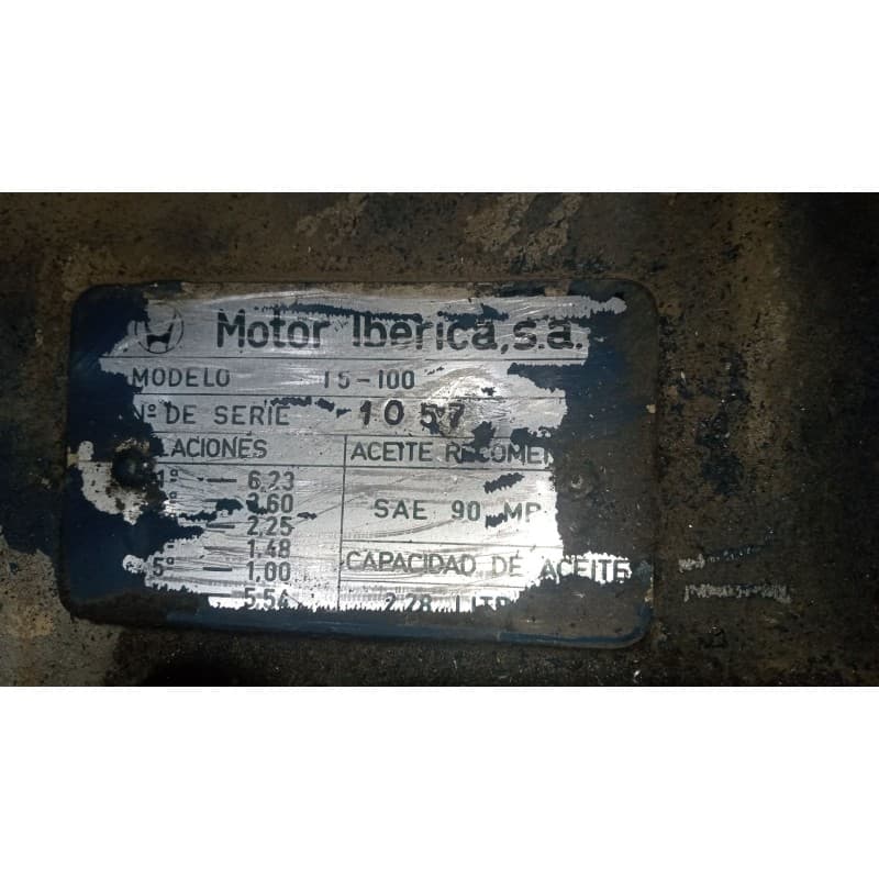 Recambio de caja cambios para ebro trucks l l 35 s/2 referencia OEM IAM t5100 2