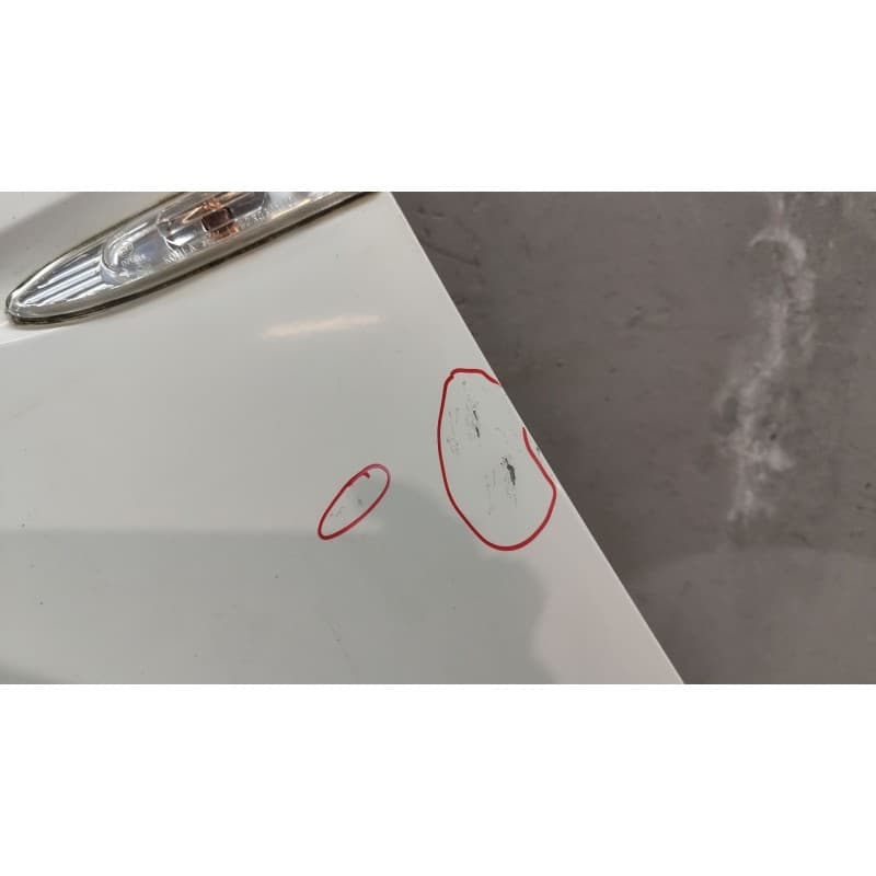 Recambio de aleta delantera izquierda para hyundai accent (mc) gl referencia OEM IAM - Blanco 2