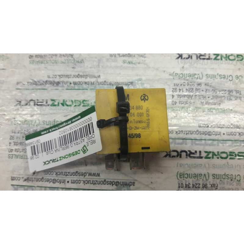 Recambio de rele para opel astra g berlina club referencia OEM IAM 09134880