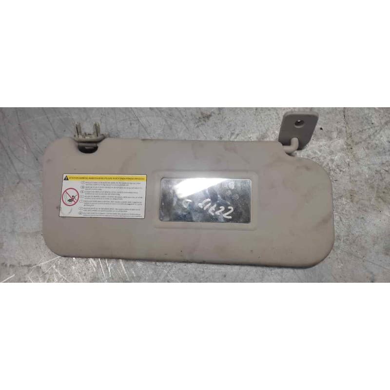 Recambio de parasol derecho para peugeot 207 x-line referencia OEM IAM - Gris