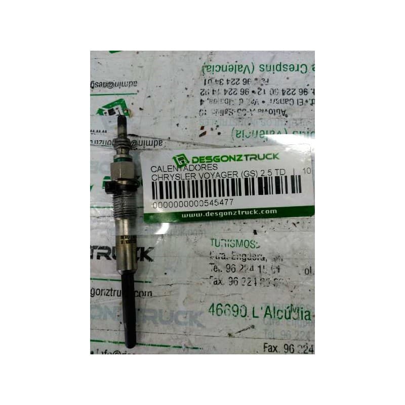 Recambio de calentadores para chrysler voyager (gs) 2.5 td referencia OEM IAM