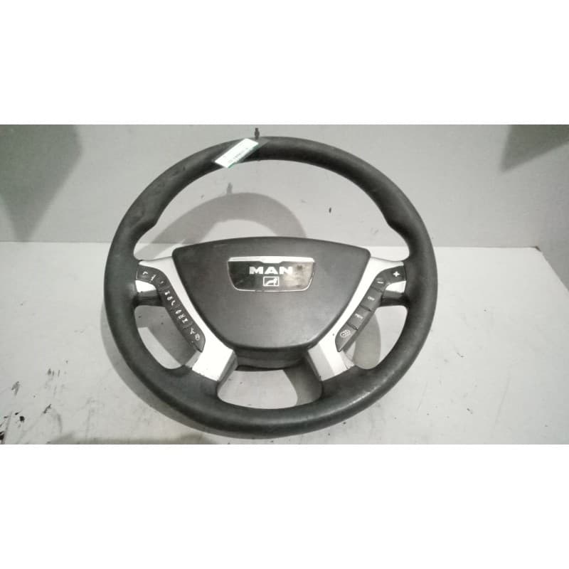 Recambio de volante para man tgx 18.480 12.4 diesel referencia OEM IAM 81464306039 - Blanco