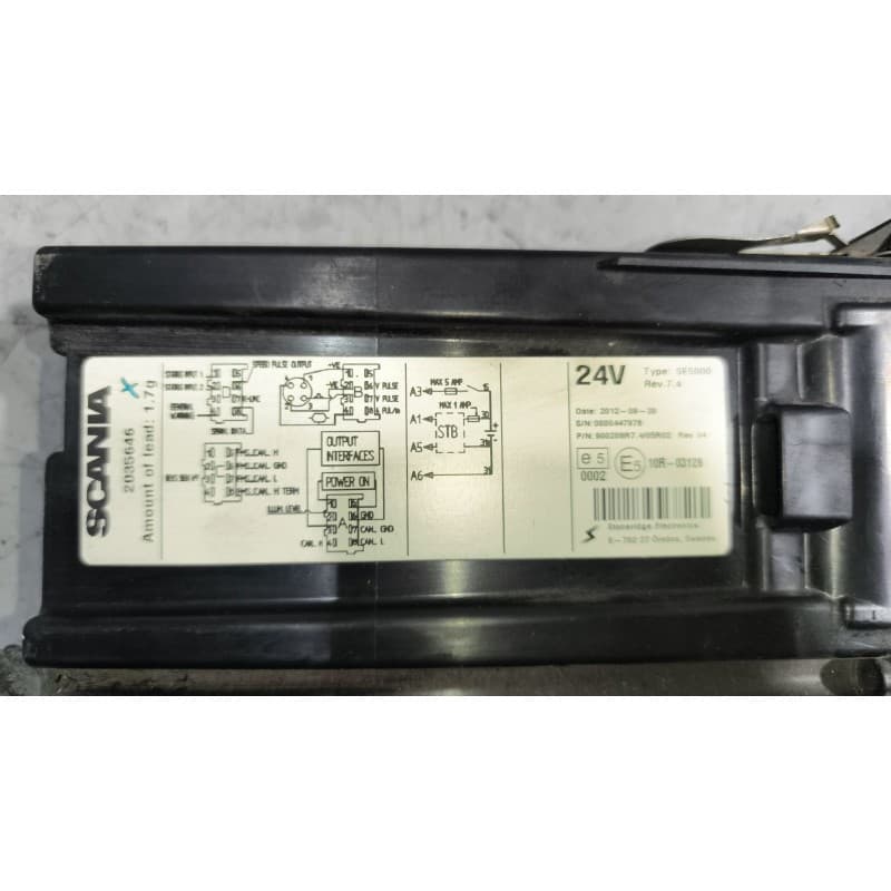 Recambio de tacografo para scania r i r 500 referencia OEM IAM se5000 rev7.4 2035646 - Blanco 3