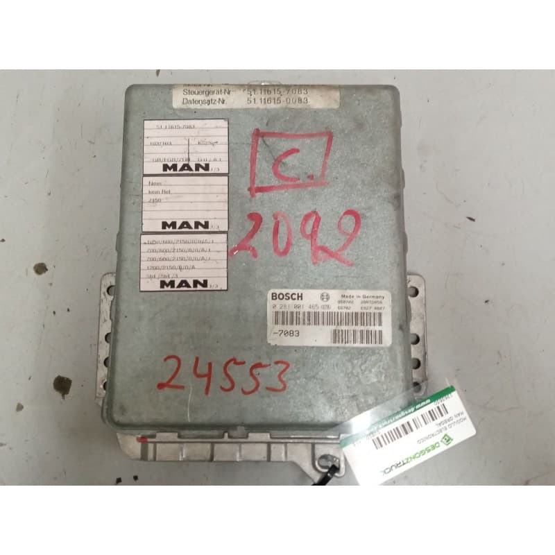 Recambio de modulo electronico para man gregal referencia OEM IAM 0281001465 - Dorado