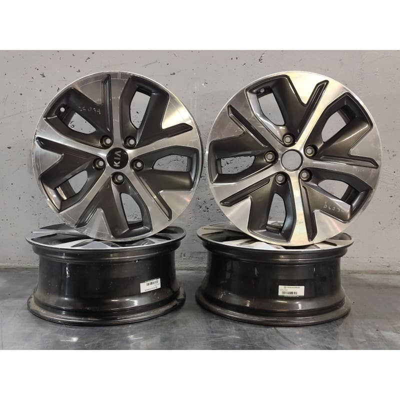 Recambio de juego llantas para kia niro i (de) e-niro referencia OEM IAM 52910Q4100 R17 - Blanco