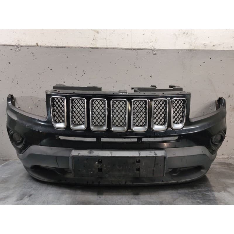 Recambio de paragolpes delantero para jeep compass (mk49) 2.2 crd referencia OEM IAM - Negro