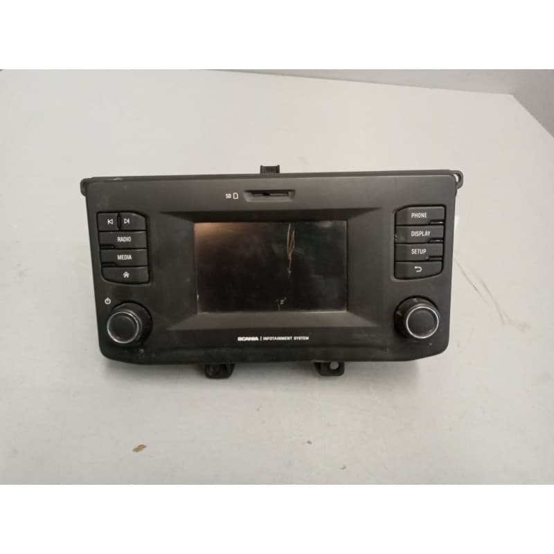 Recambio de sistema audio / radio cd para scania r i r 450 referencia OEM IAM 2783087 - Azul