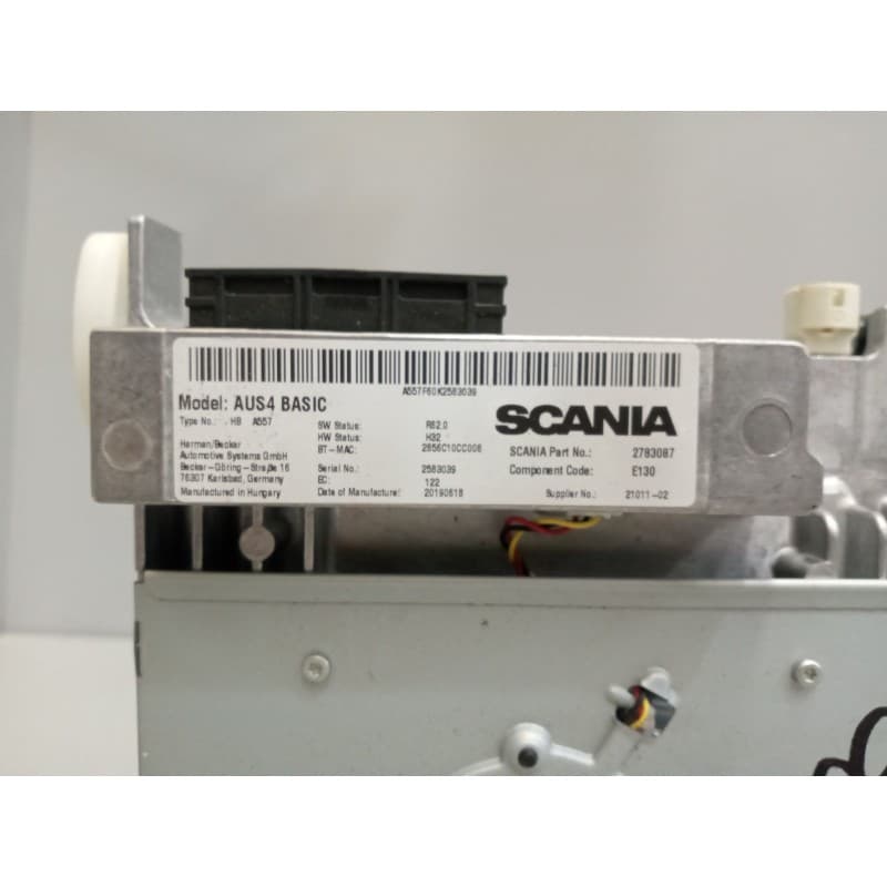 Recambio de sistema audio / radio cd para scania r i r 450 referencia OEM IAM 2783087 - Azul 4