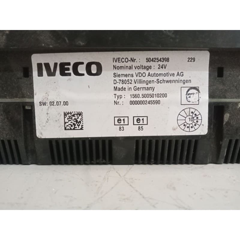 Recambio de cuadro instrumentos para iveco midirider.30 referencia OEM IAM 504254398 6