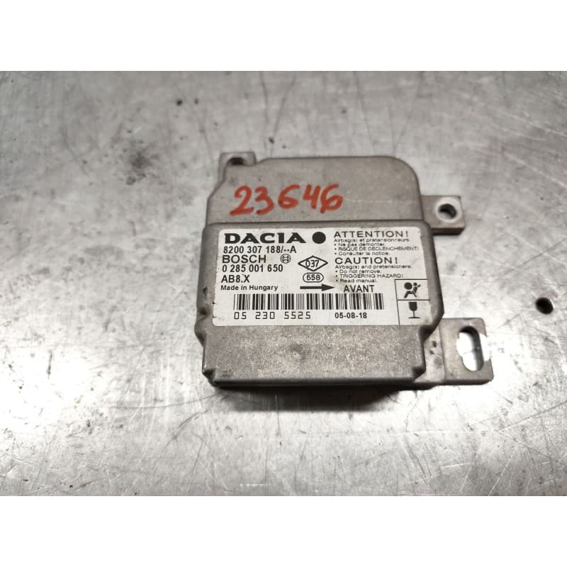 Recambio de centralita airbag para dacia logan ambiance referencia OEM IAM 8200307188A